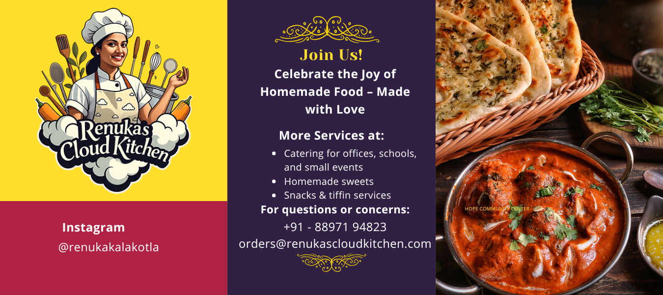 Renukas Cloud Kitchen promo