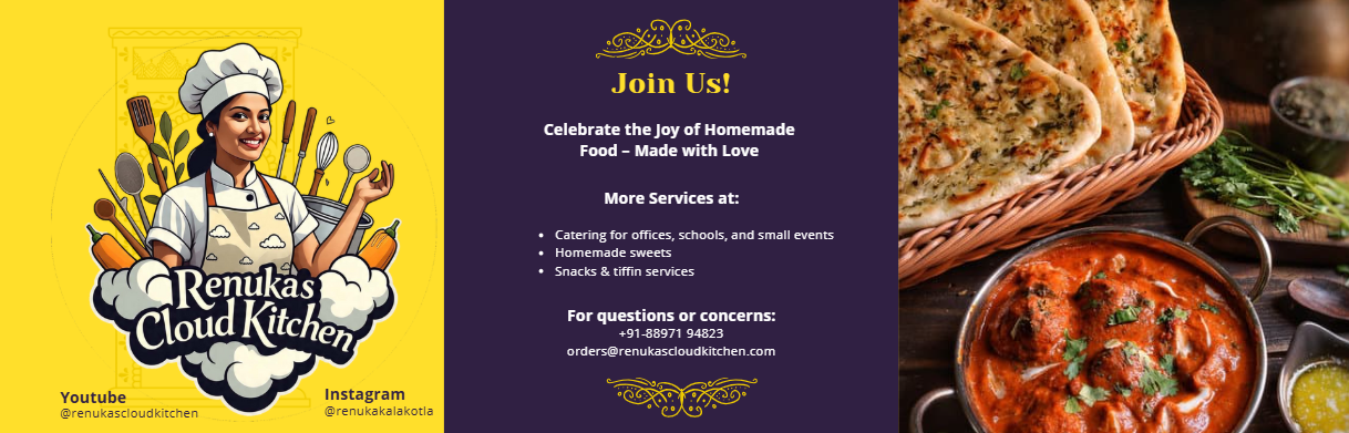 RenukasCloudKitchen promo